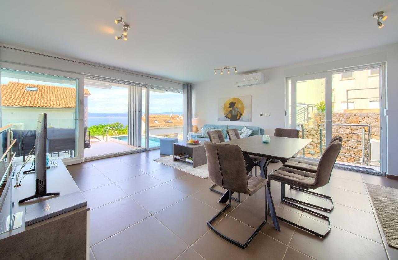Villa Solis Lacus Modern Apartment - Private Heated Pool - Smart Tv Sky X - Free Parking Нивице Экстерьер фото