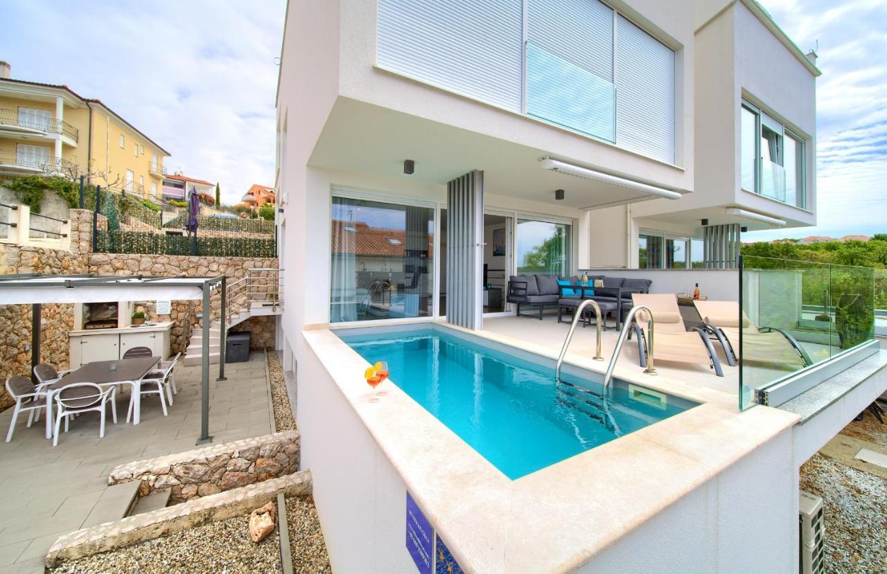 Villa Solis Lacus Modern Apartment - Private Heated Pool - Smart Tv Sky X - Free Parking Нивице Экстерьер фото